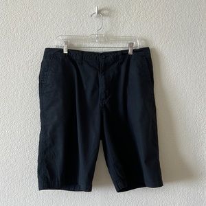 Quiksilver Men's Walk Shorts in black. 36” waist, 11” inseam.